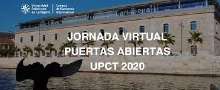 Jornada virtual de puertas abiertas UPCT.