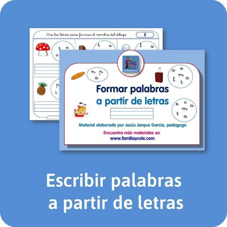Para descargar, escriba palabras que conecten letras