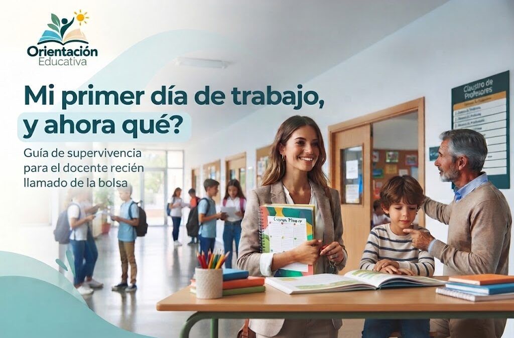 ¿Te acaban de llamar de la bolsa de empleo? Guía de supervivencia para tu primer día como docente (y no morir en el intento)