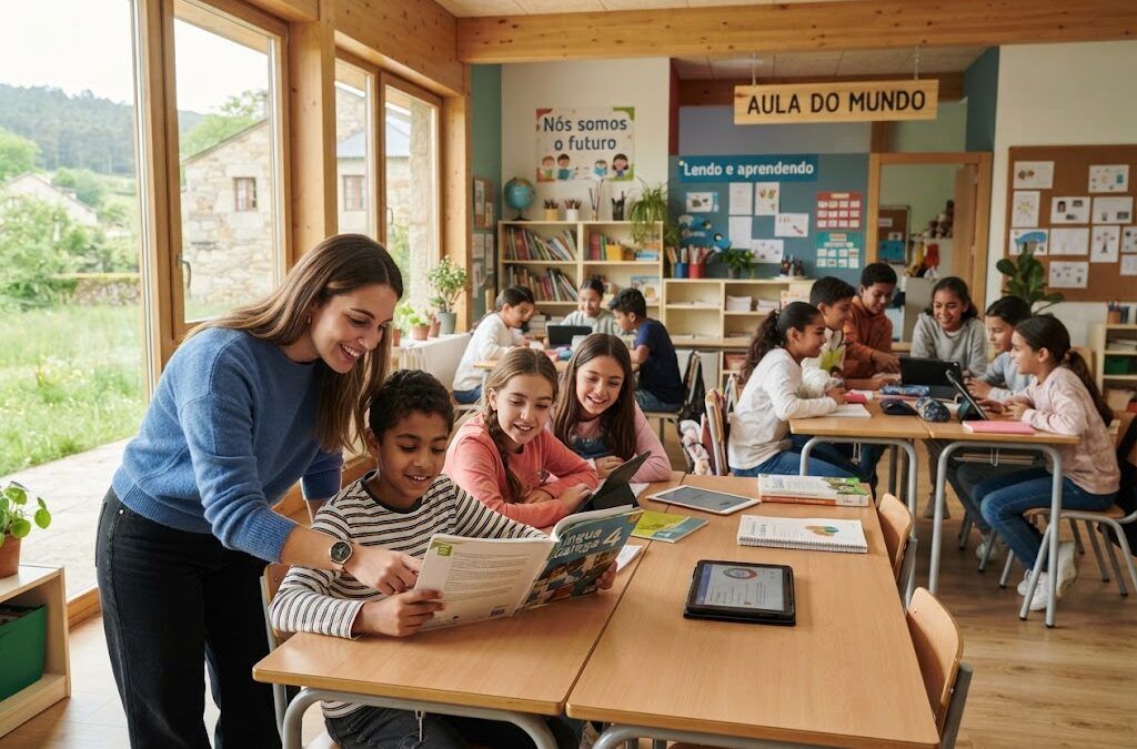 Marco para el impulso educativo en Galicia: refuerzo de lectura y matemáticas