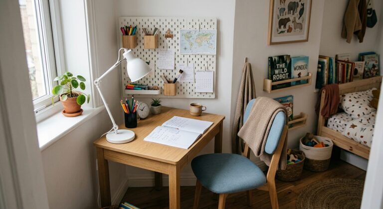 Claves para organizar un rincón de estudio infantil funcional en casa