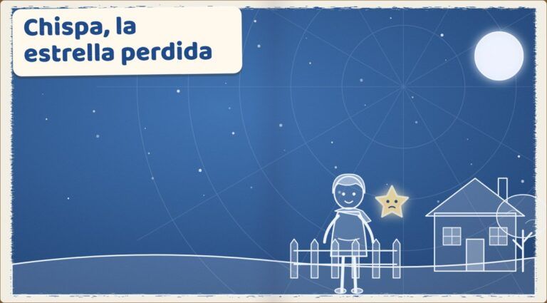 Cuento interactivo Chispa, la estrella perdida