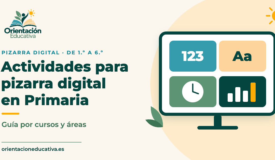 Actividades para pizarra digital en Primaria: guía por cursos