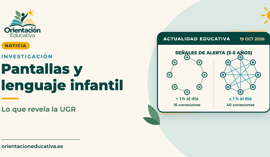 Pantallas y desarrollo del lenguaje: qué revela un estudio de la UGR