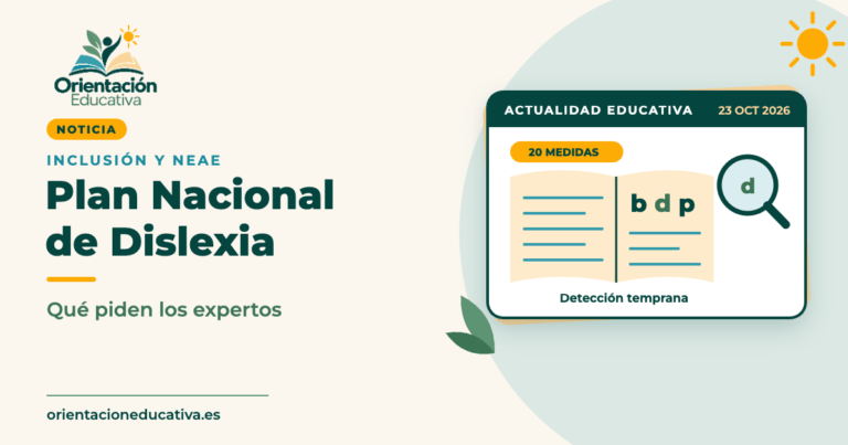 Portada: Plan Nacional de Dislexia, qué piden los expertos para el aula