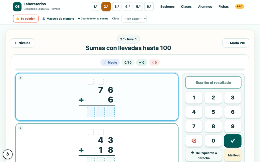 Abrir un nivel: dificultad, jugadores y modo de juego · paso 3: En la pizarra