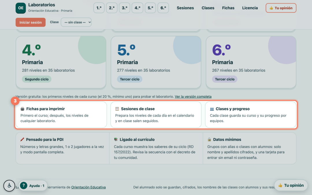 Crear tu cuenta de docente e iniciar sesión · paso 3: Ya estás dentro de los laboratorios