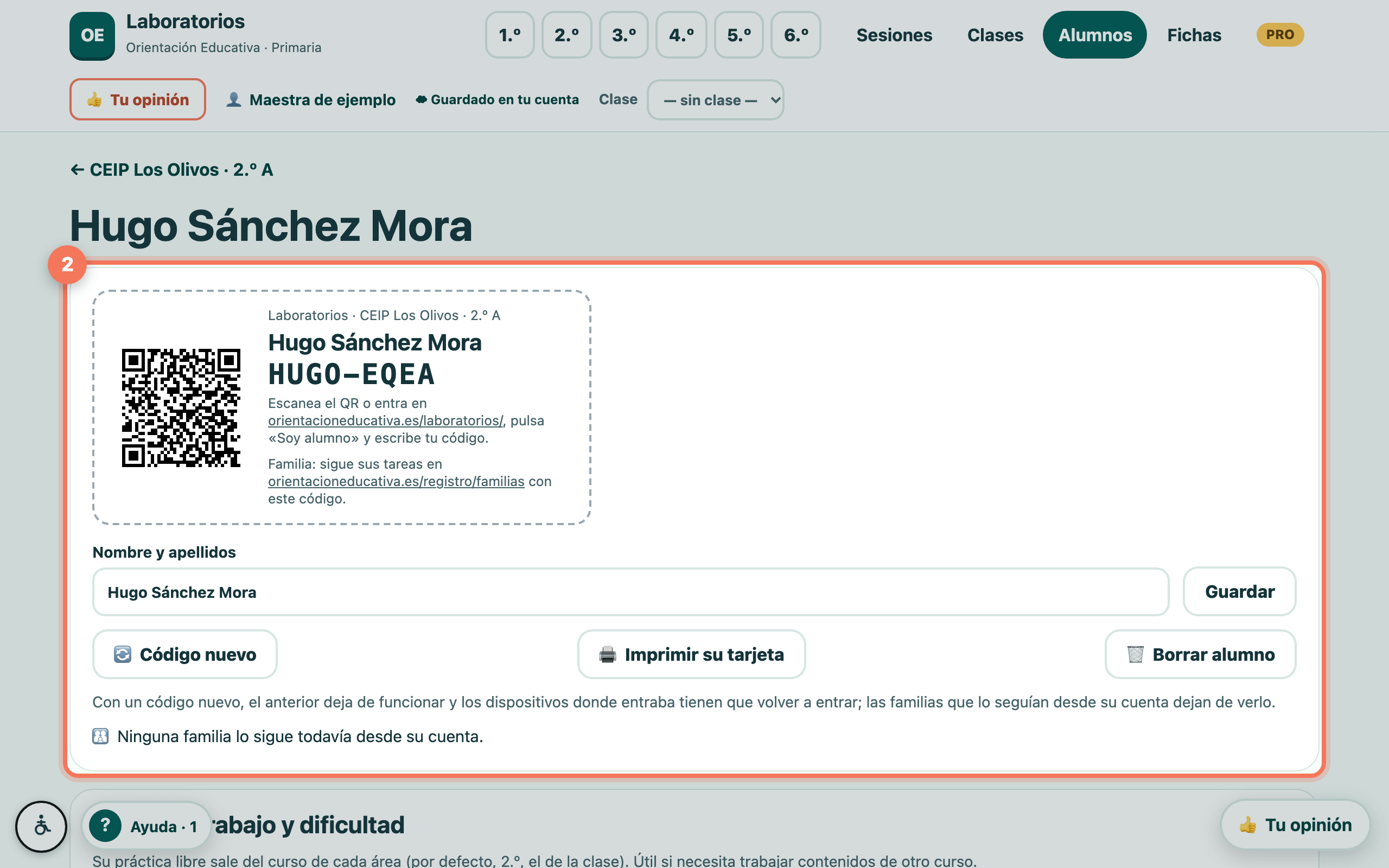 Paso 2: La ficha de un alumno